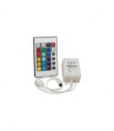 CONTROLADOR RGB 16 COLORES, 24 TECLAS MAS MANDO